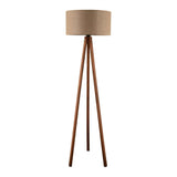 Hanoi (H 140 cm) Beige Walnut Golvlampa