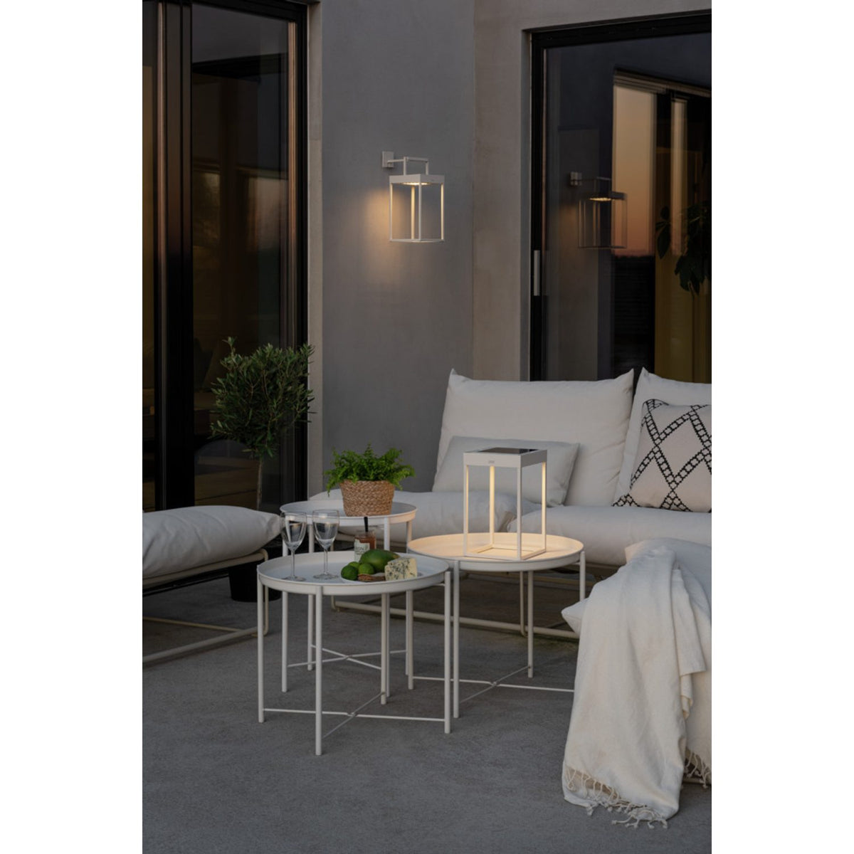Portofino USB/Sol Lanterna Vit