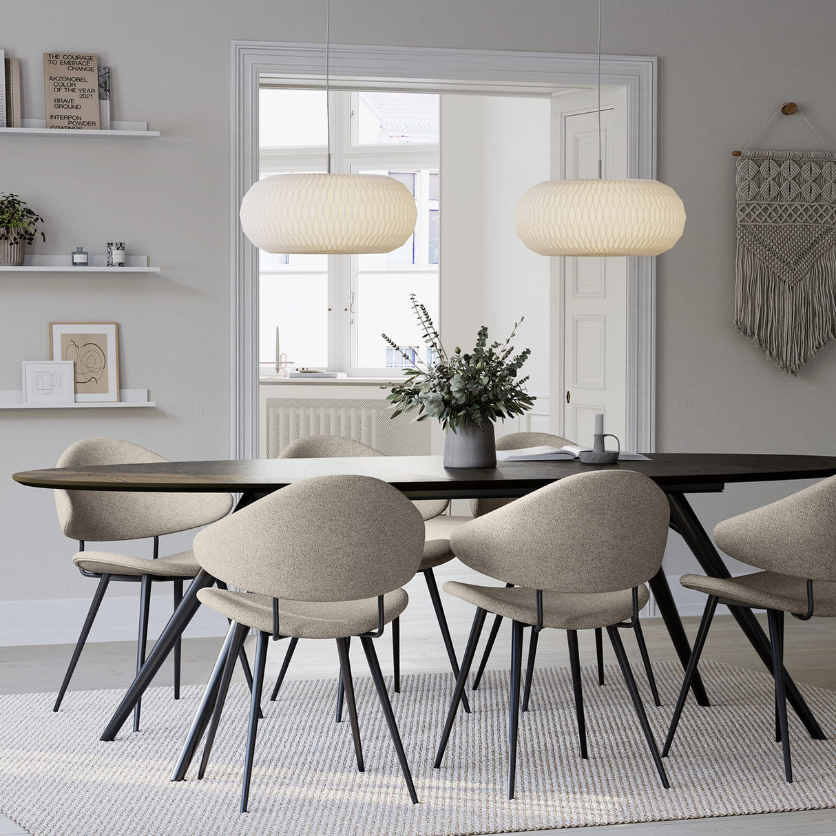 Napoleon Stol Pebble Earth Bouclé