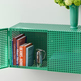 Perforated Cabinet litet 89 × 40 × 45 cm Väggskåp Soft jade