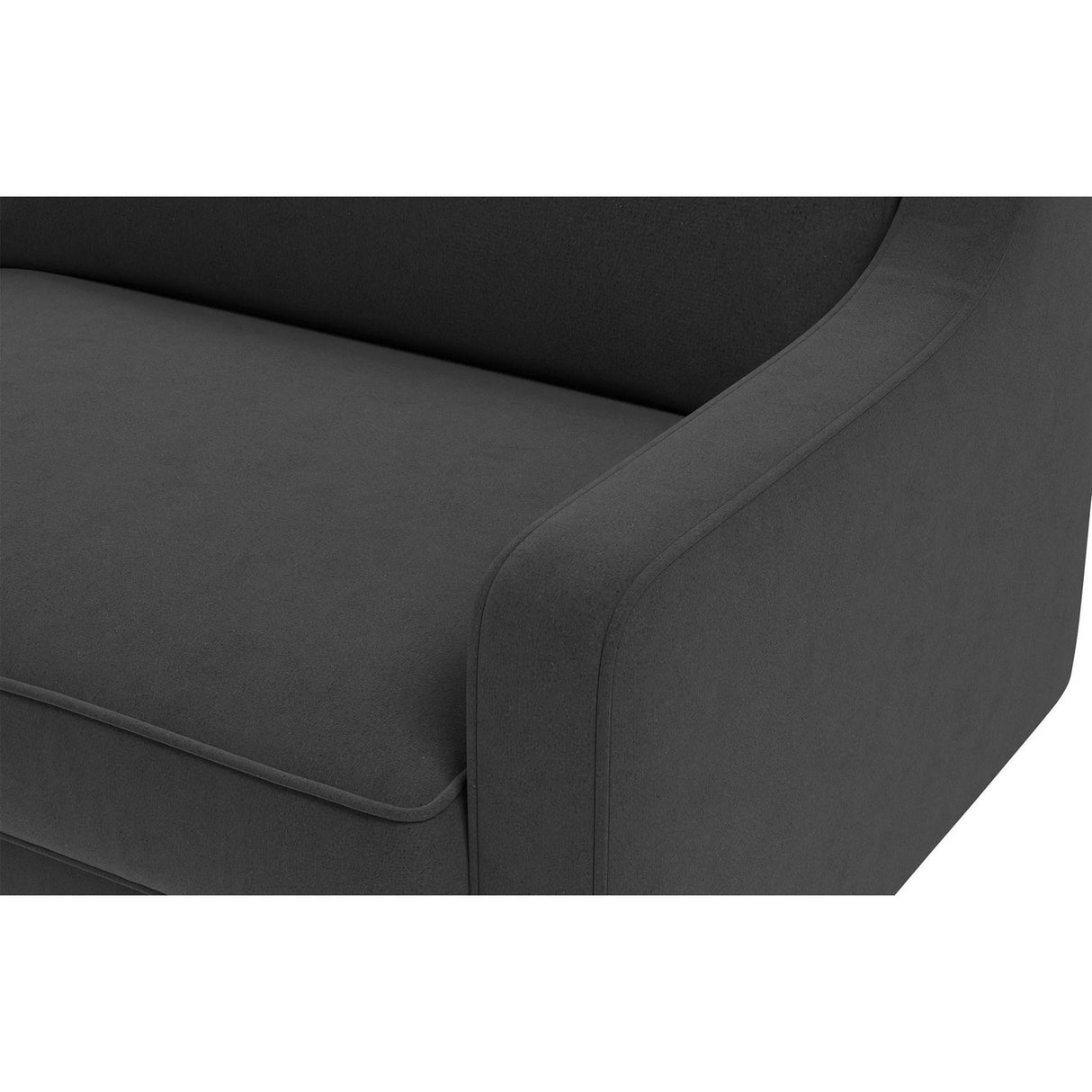 Oslo Loveseat (115 x 84 x 87 cm) 1-sitssoffa Nattgrå valnöt