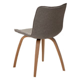 Glee Stol Pebble Earth Bouclé, Oak