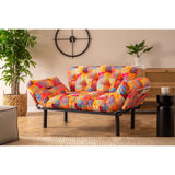 Dakar (155 x 80 x 70 cm) flerfärgad 2-sits bäddsoffa