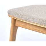 Shirley Stol Grå/Natur Ek