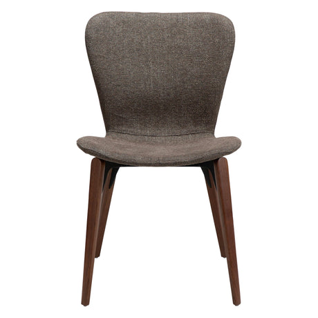 Paragon Stol Major Brown Bouclé, Walnut