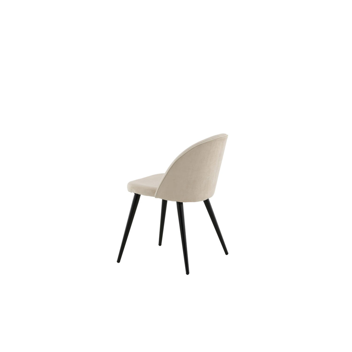 Sammet Matstol Beige