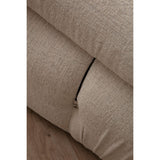 Vienna Beige L1-O1-1R-PUF (288 x 95 x 75 cm) Hörnsoffa Creme