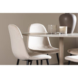 Lycke, Polar Rund matgrupp Beige,Svart, Beige, ⌀110