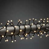 Cluster Frostad LED Svart kabel 30V/IP44 Ljusslinga Ute 13.18m, Varmvita