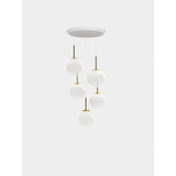 Melt Mini Rund Pendelsystem Opalescent, Gold