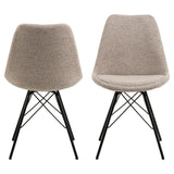 Eris Matstol Monza tyg Beige