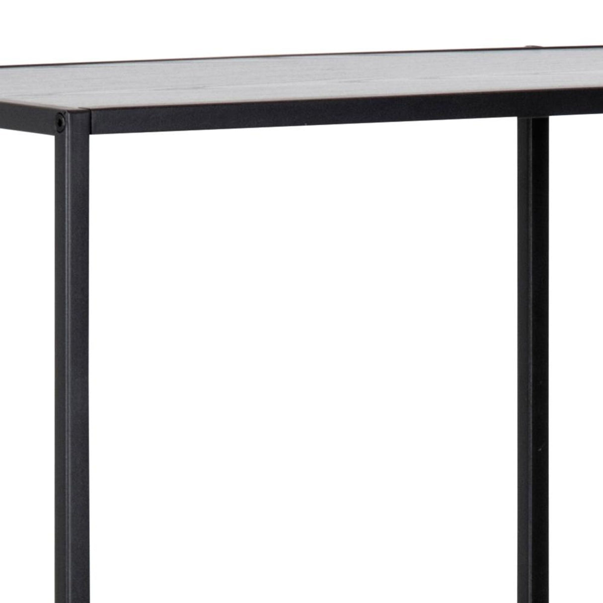 Seaford Bokhylla Asymmetrisk 114x77x35 cm Svart
