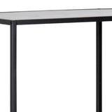 Seaford Bokhylla Asymmetrisk 114x77x35 cm Svart