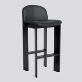 Chisel 35 med ryggstöd 75 cm Barpall Black – lackerad ekfaner, Grano Black