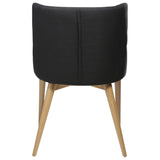 Vetro Stol Black, Oak