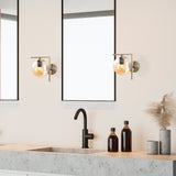 Lucinda Antik Vägglampa Transparent