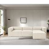 Fora (297 x 66 x 190 cm) Hörnsoffa Ecru