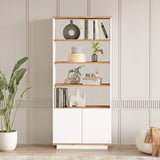 Helsingfors Open (75 x 168,3 x 26,8 cm) Bokhylla Atlantisk furu vit