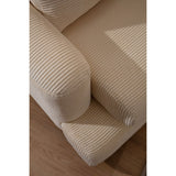 Faro (230 x 105 x 90 cm) Beige 3-sitssoffa