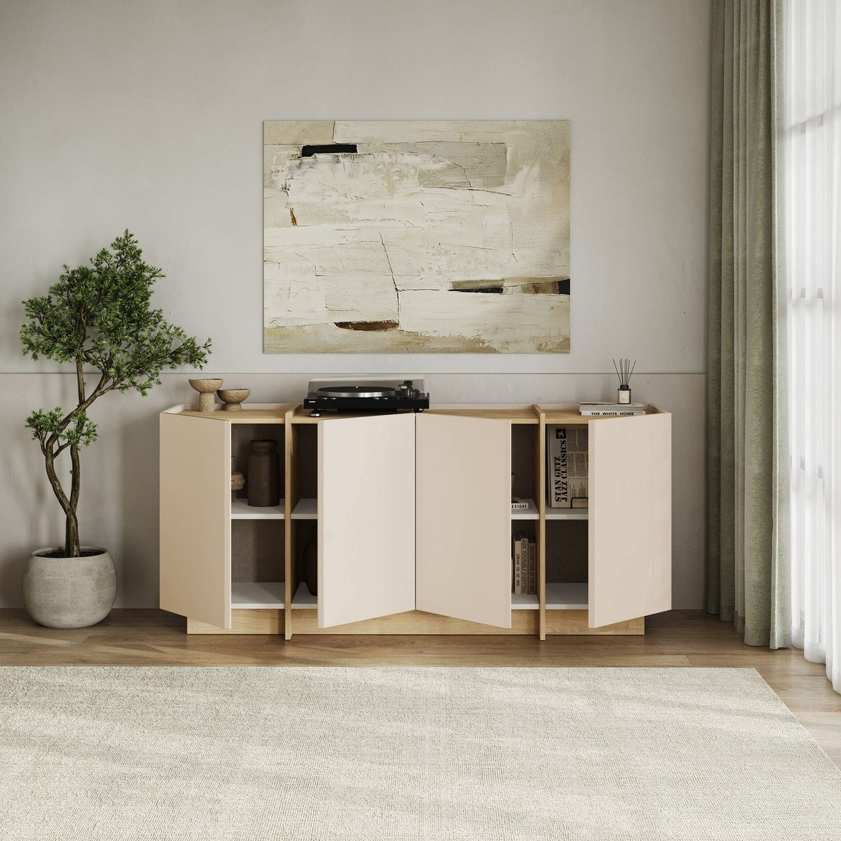 Dorma Sapphire Oak (180 x 80 x 45 cm) Konsolbord
