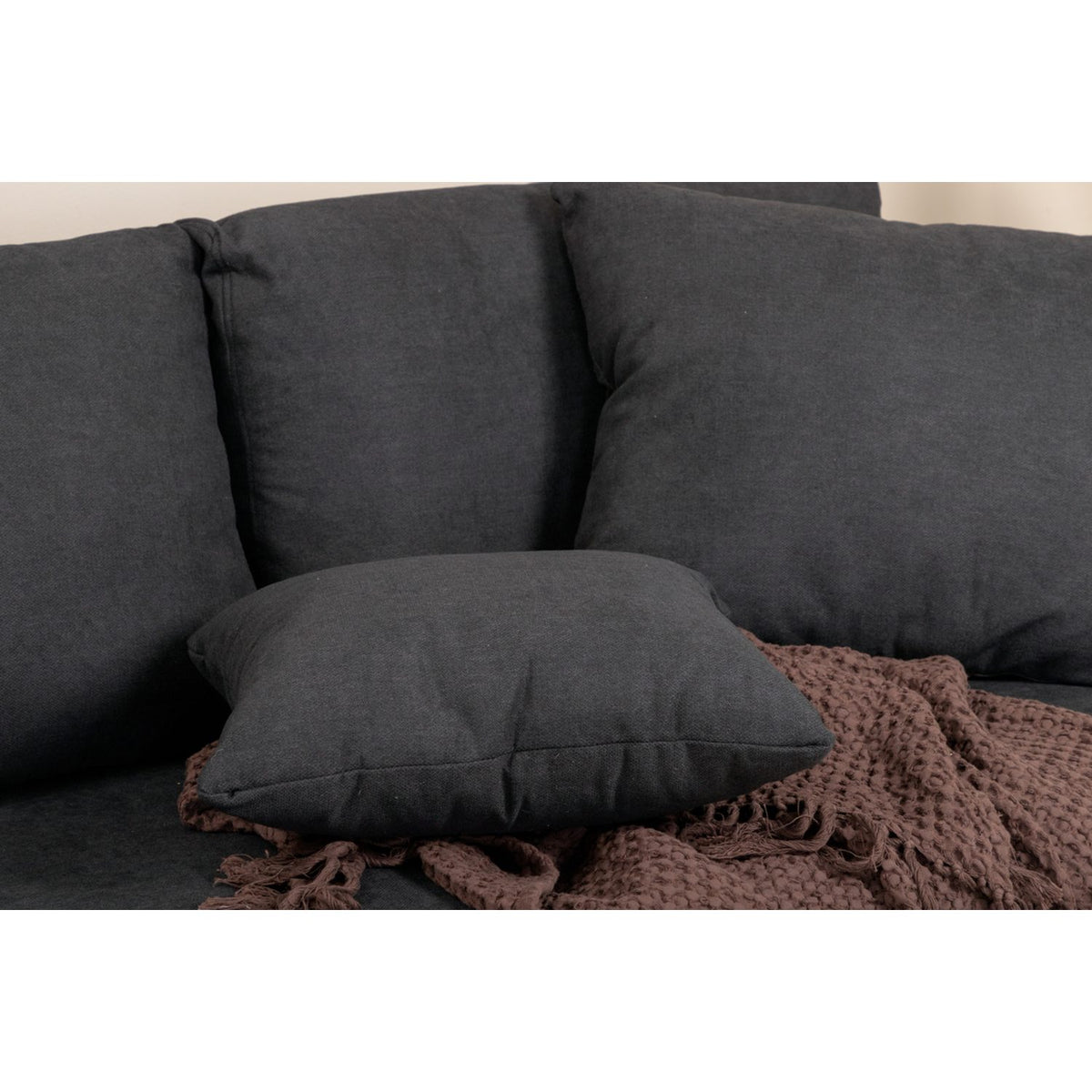 Sofia 3-sitssoffa Svart, Polyester