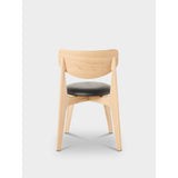 Slab Matstol Upholstered Natural