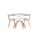 Piazza, Lilja Rund matgrupp Beige, Natur, Grå, ⌀120