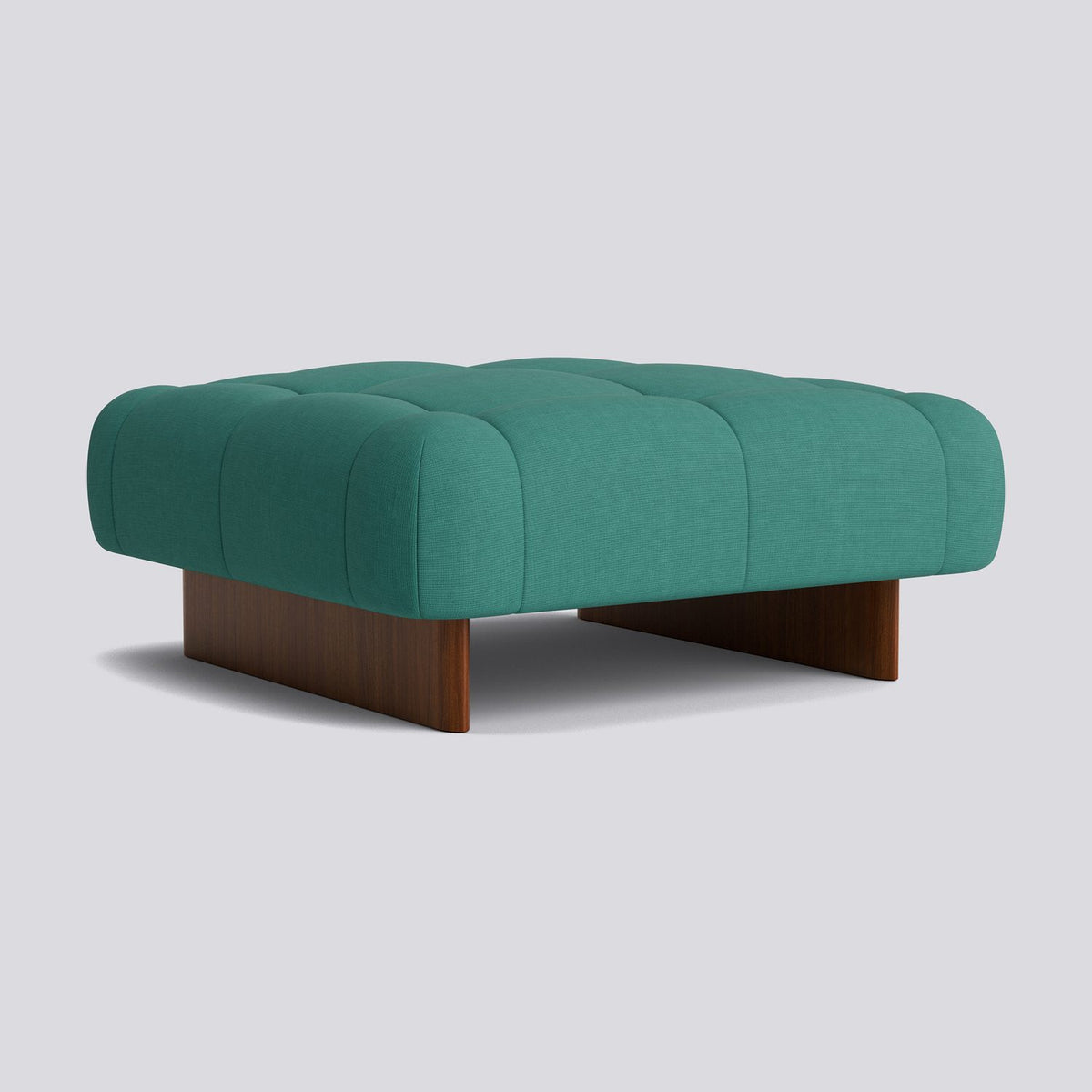 Quilton Lift 105 × 105 cm Fotpall Naveli 953, valnötsfaner med vattenbaserad lack