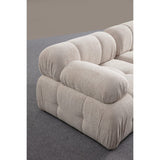 Colombo 3 (290-160 x 95 x 75 cm) Hörnsoffa Gräddvit