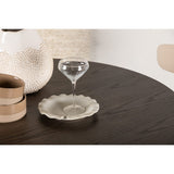 Olivia Runt matbord Mocca, MDF, ⌀110