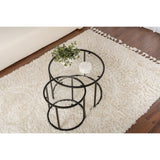 Senata Satsbord Svart transparent