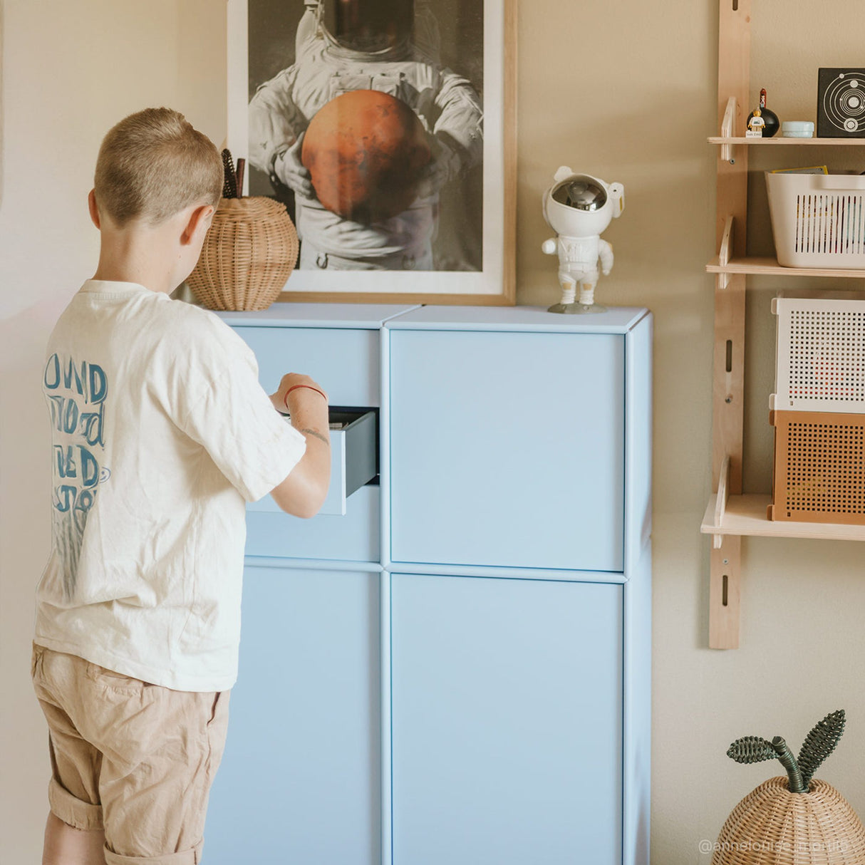 Chicago Quadrant-skåp Himalayansk Blå