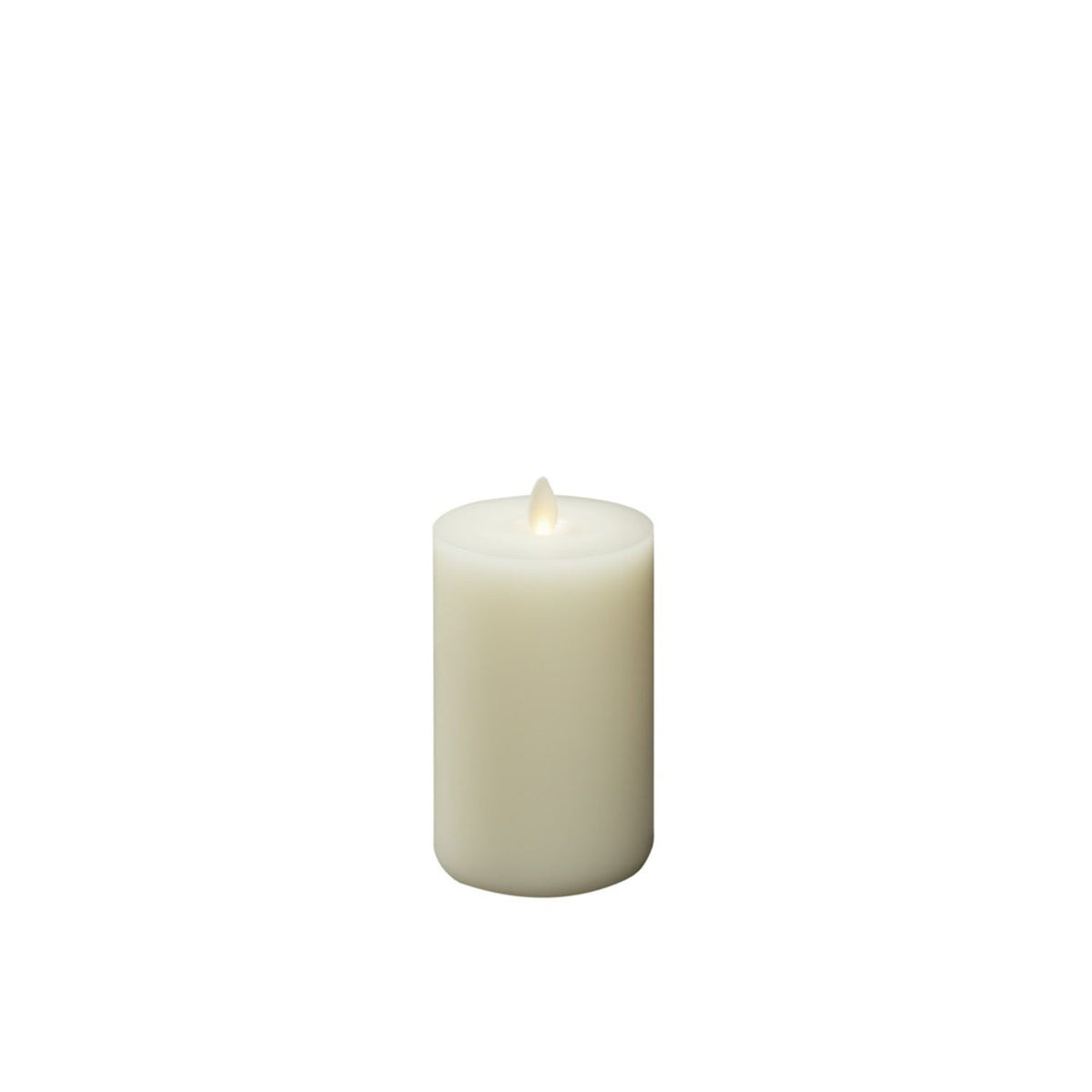 Vaxljus gräddvitt, varmvit LED 2xC Dekorationsljus El 8,1x15,2 cm
