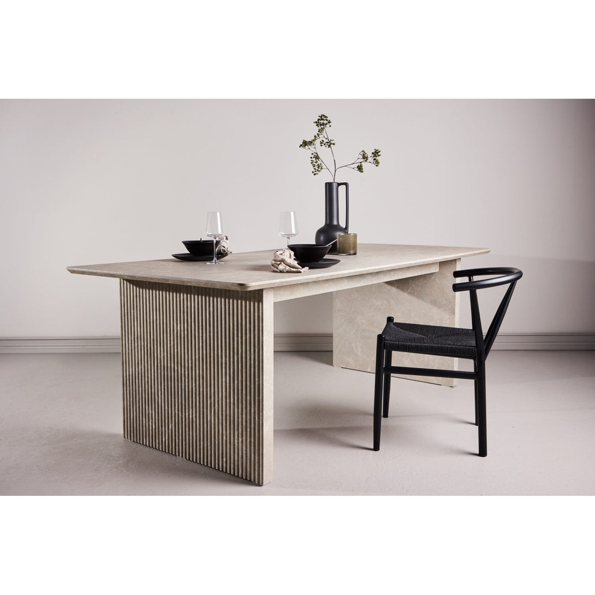 Vail Rektangulärt matbord Beige