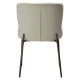 Glam Stol Bone White, Antique Brass