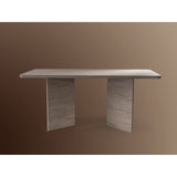 Loft Triangle Travertine (180 x 77 x 90 cm) Matbord