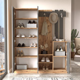 Gaborone (147,2 x 179,7 x 37,5 cm) Hallstativ Atlantisk furu Antracit