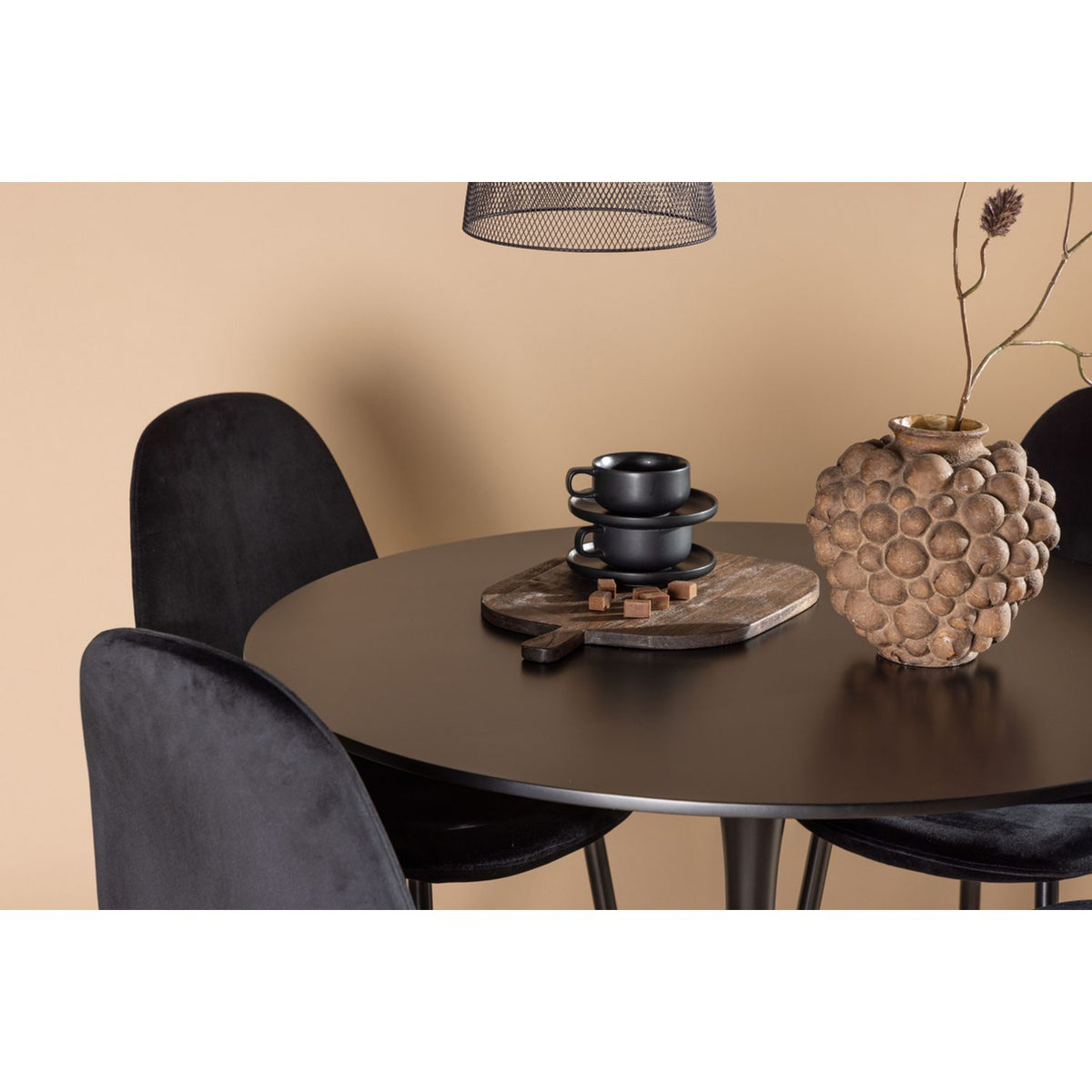 Glade, Polar Rund matgrupp Svart, Svart, ⌀100