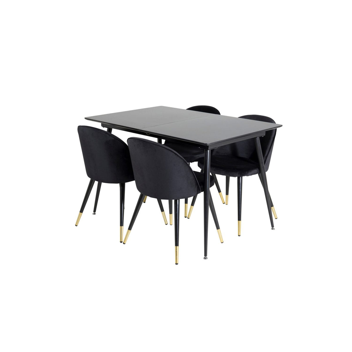 Silar, Velvet Rektangulär matgrupp