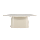 Diamant Ovalt matbord Beige