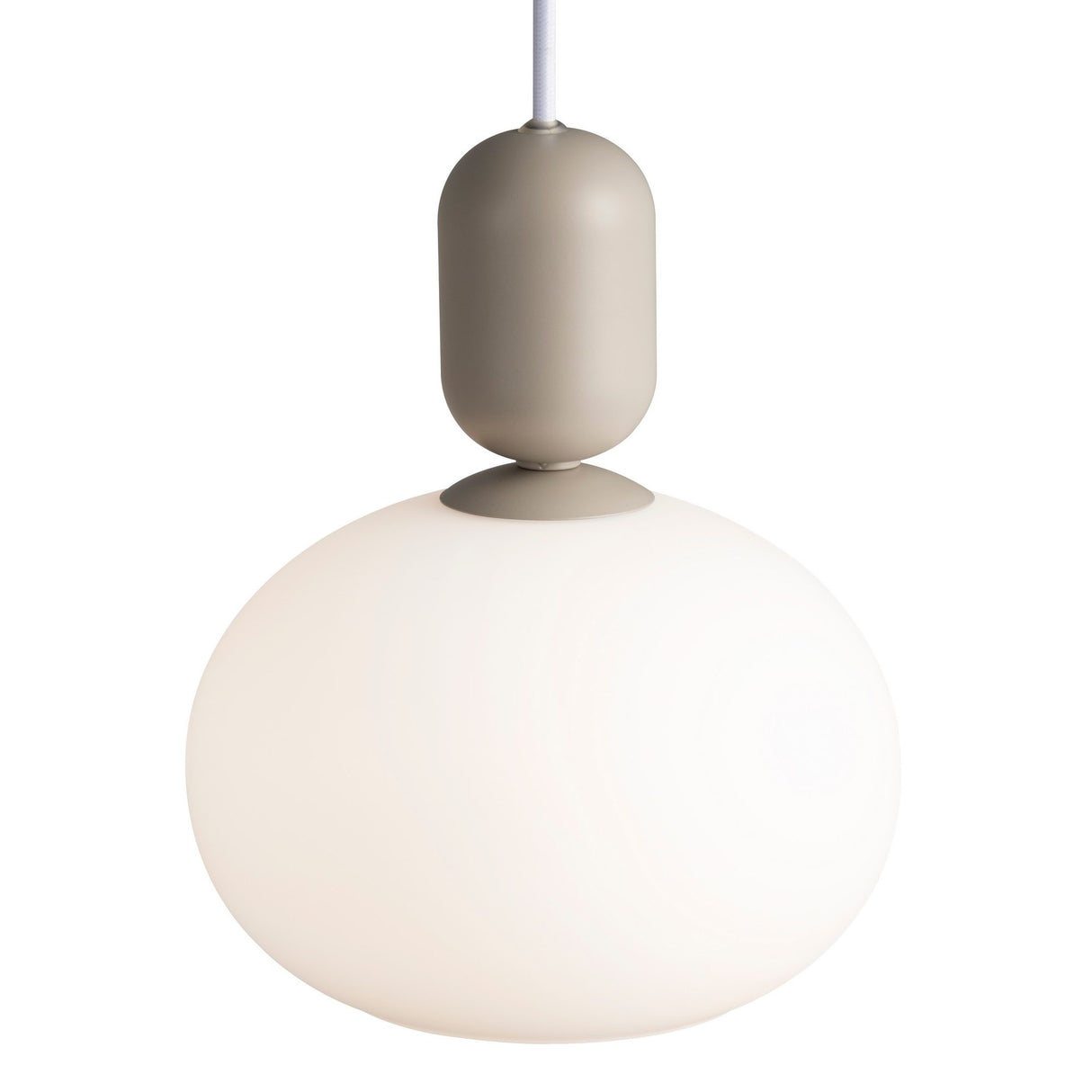 Notti Rund 20 cm Taklampa Grå