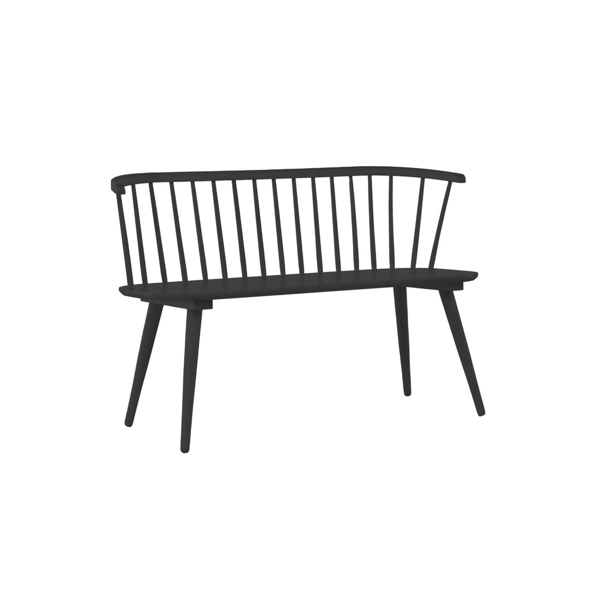 Bobby Bänksoffa Svart, 1208 x 490 x 765