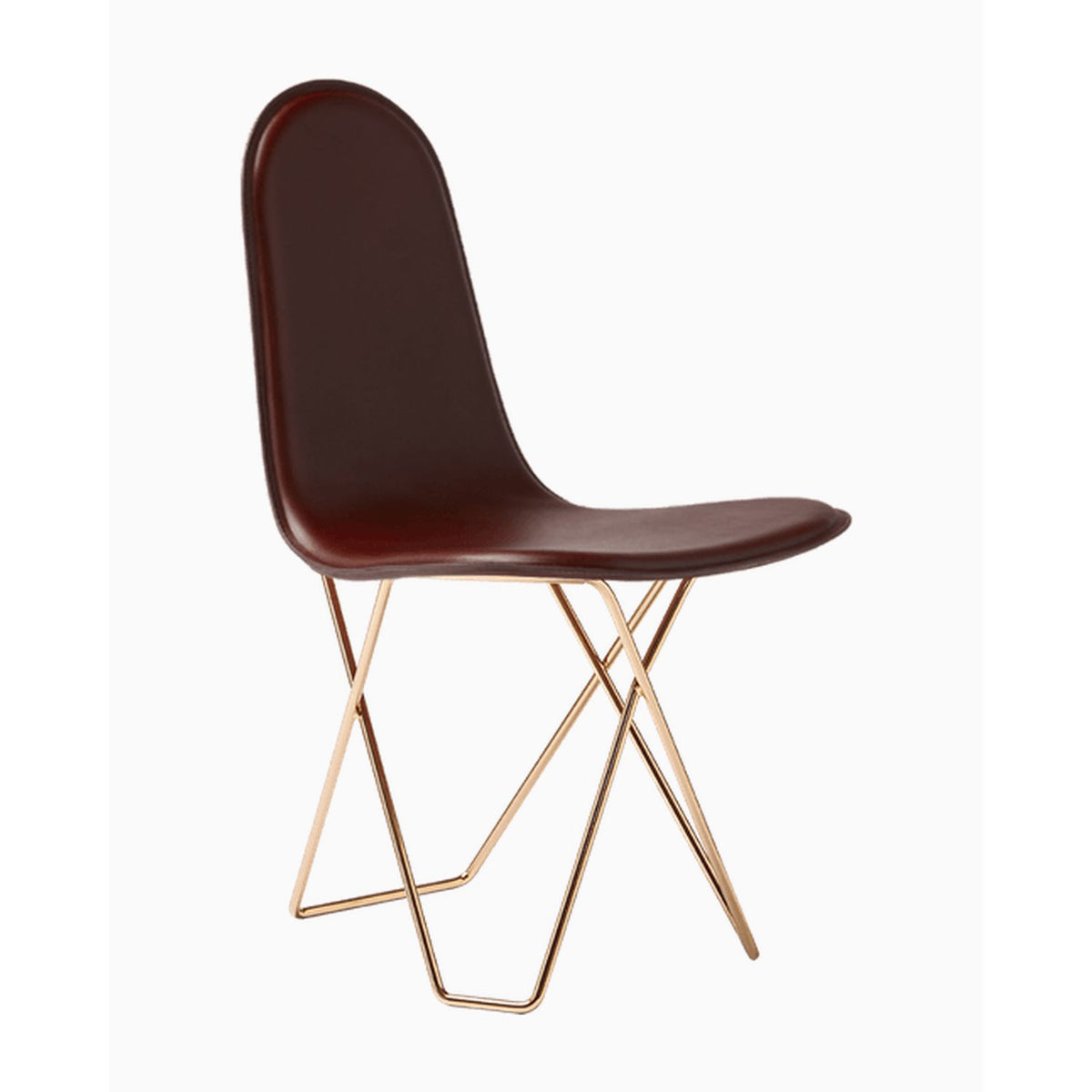 Cactus Leather Stol Oak, Guld