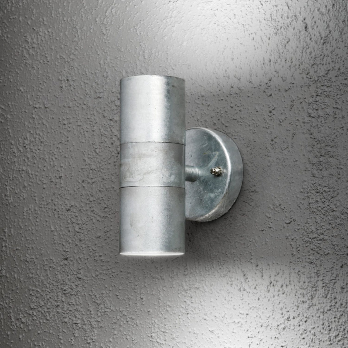 Modena GU10 Upp/ner Vägglampa Ute Galvaniserad