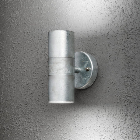 Modena GU10 Upp/ner Vägglampa Ute Galvaniserad