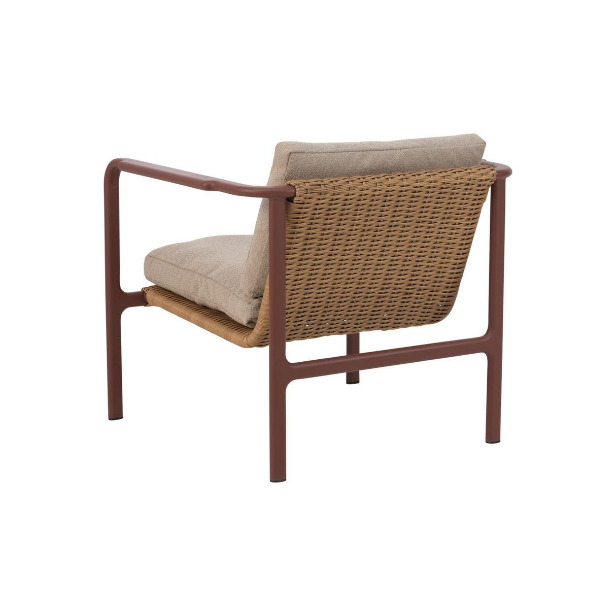 Motty Fåtölj Zin Red/Teddy Beige