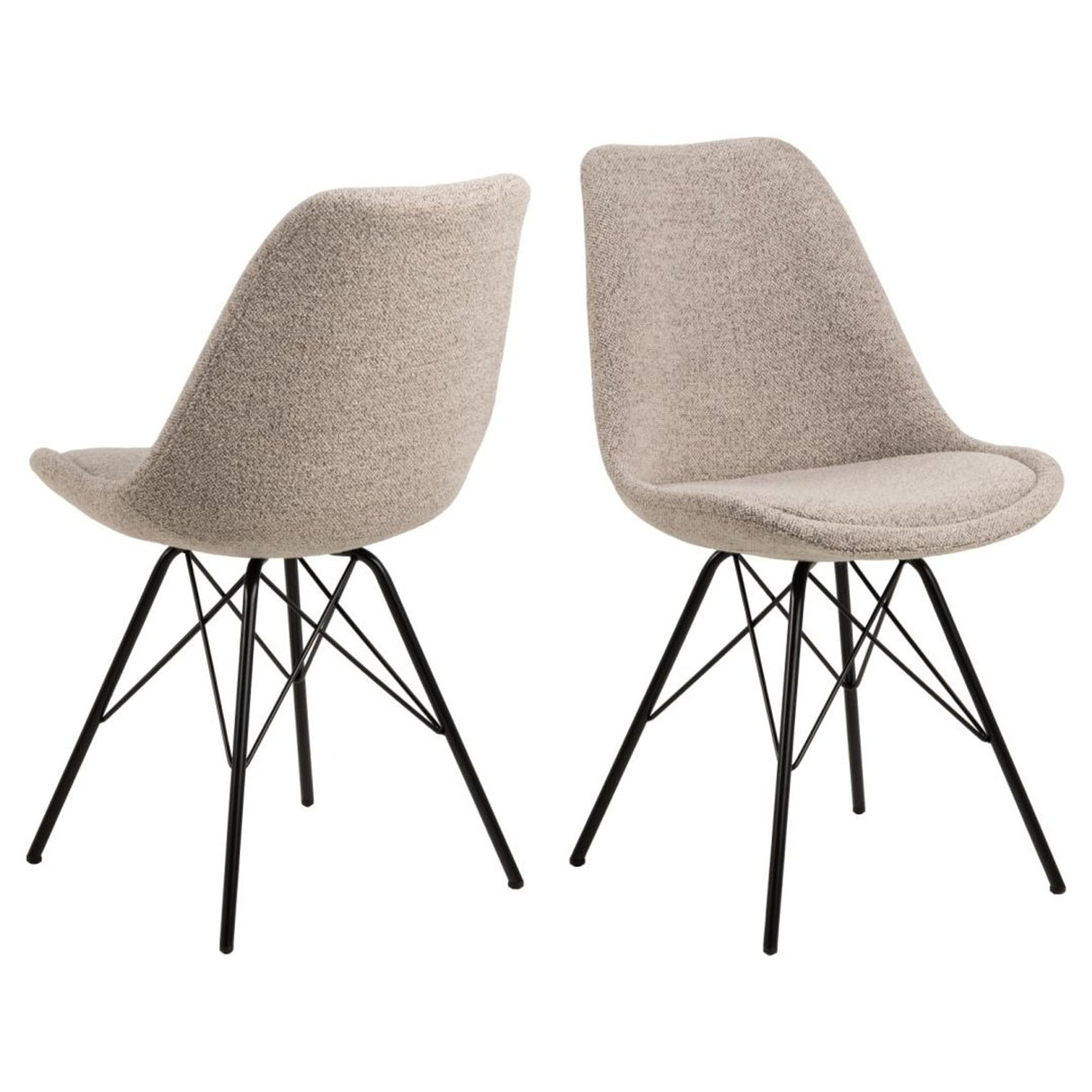 Eris Matstol Monza tyg Beige