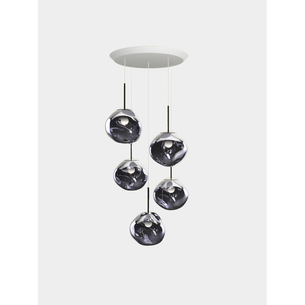 Melt Mini Rund Pendelsystem Smoke