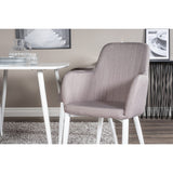 Polar, Comfort Rektangulär matgrupp Grå,Vit, Vit, 120 x 75