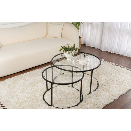 Senata Satsbord Svart transparent